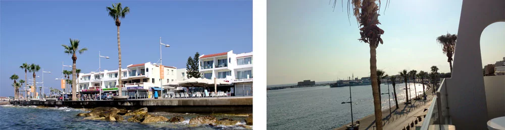 Paphos Sea Side View.